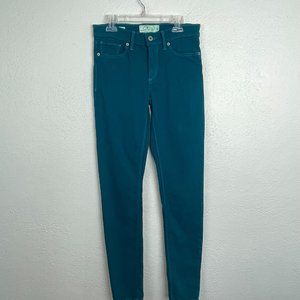 Lucky Brand Women's Teal Color Brooke Legging Jeans